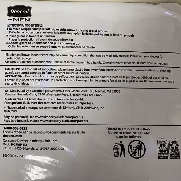 Depends for Men Guards - Picture 2 of 5